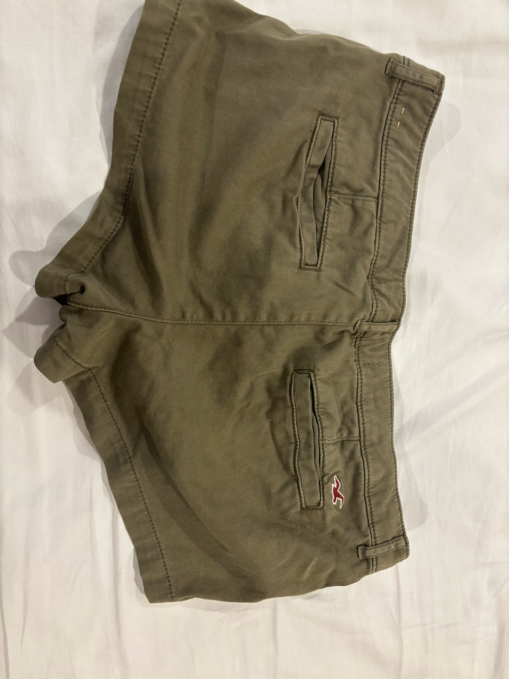 Hollister Olive Green Women's Shorts